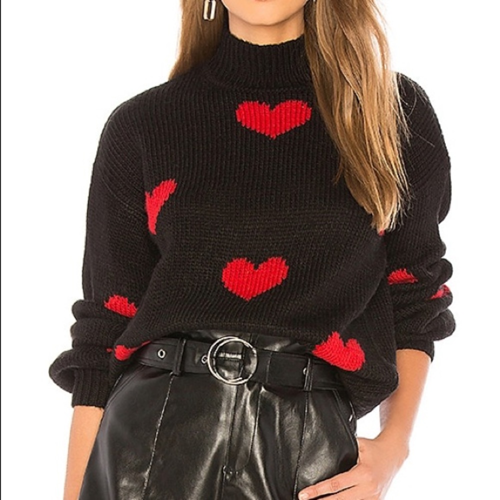 Lovers & Friends Heart Sweater